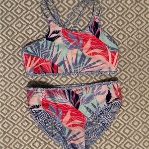 Athleta Girl XL/14 Reversible Bikini Top & Bottom